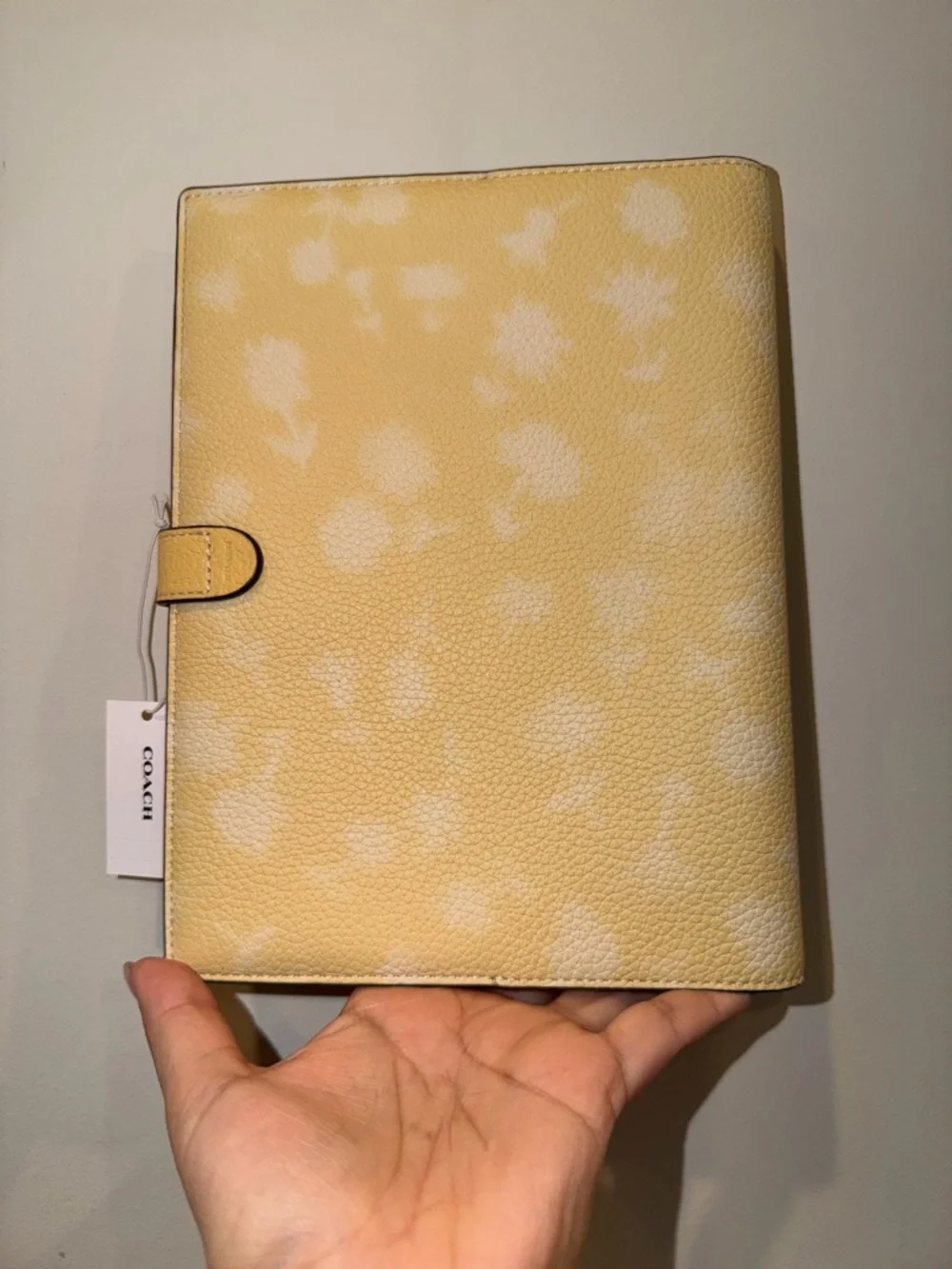 💐💛COACH~Notebook With Floral Print